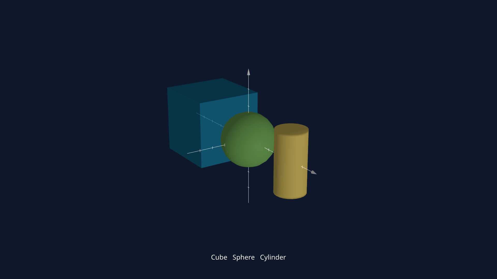 3D primitives gallery preview
