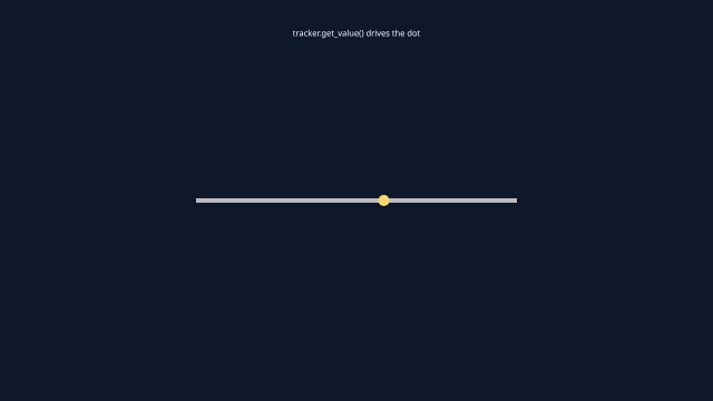 ValueTracker baked updater motion preview